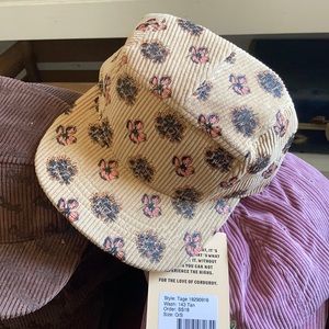 Floral Corduroy Hat